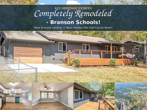 415 Heritage Estates Road , Branson, MO 65616
