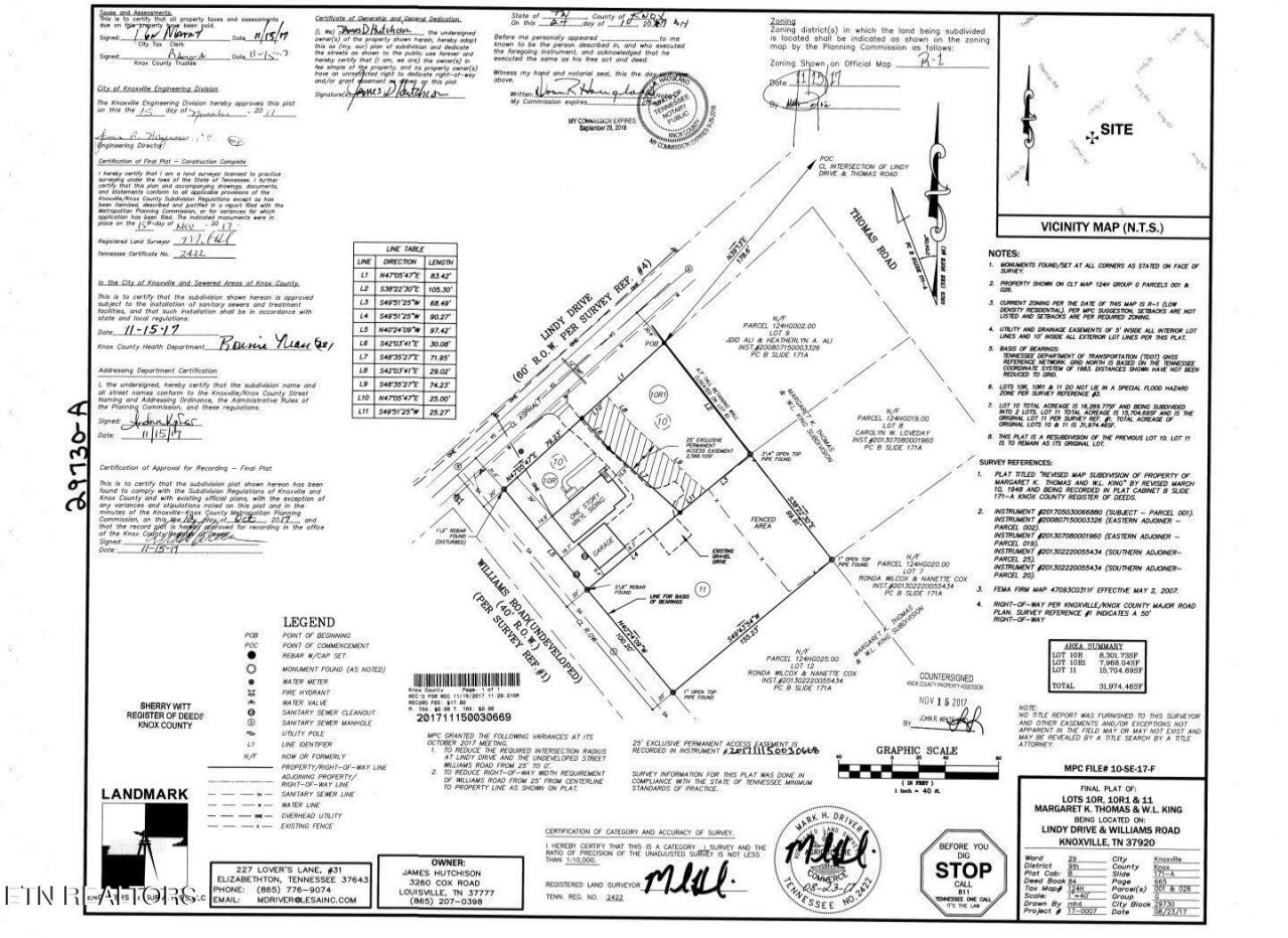 0 Lindy & Williams Drive, Knoxville, TN 37920 Main Photo