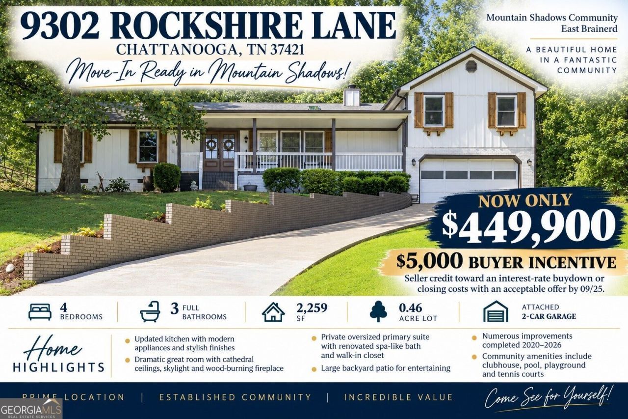 9302 Rockshire Lane Chattanooga, TN 37421