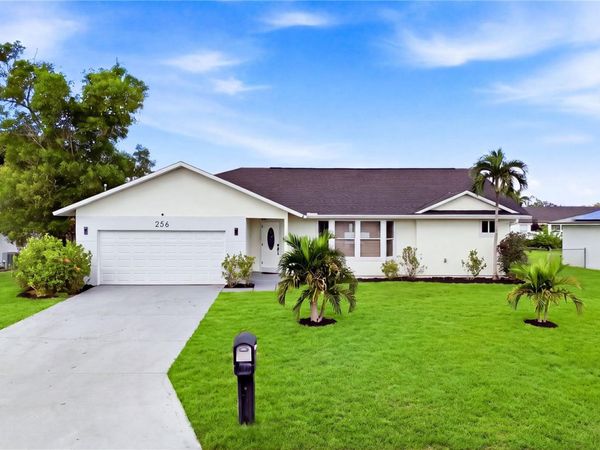 256 SE SANTA BARBARA PLACE , CAPE CORAL, FL 33990