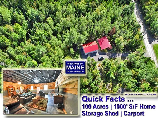 390 Foster Road , Littleton, ME 04730