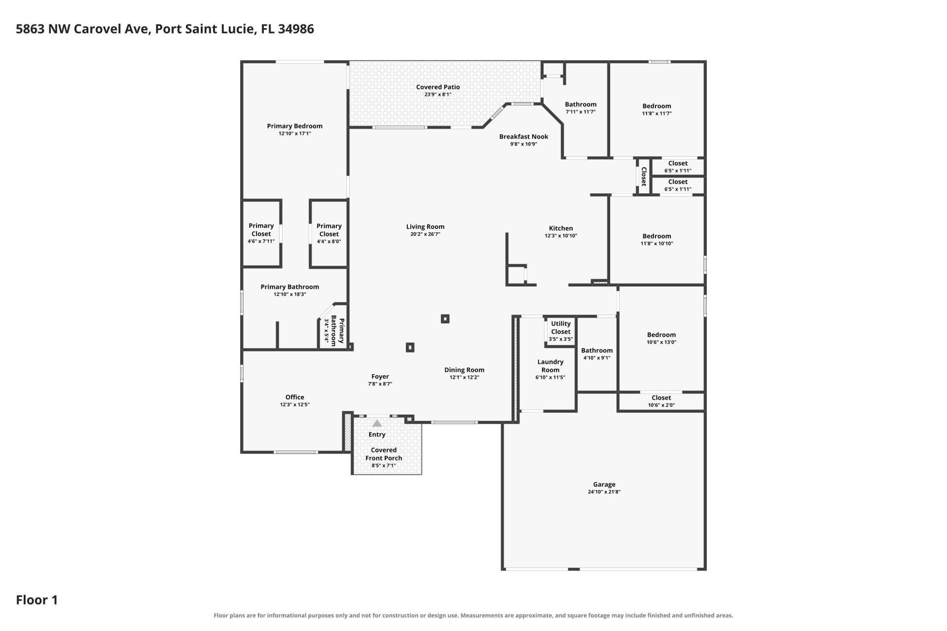 5863 NW Carovel Avenue, Port Saint Lucie, FL 34986 Photo