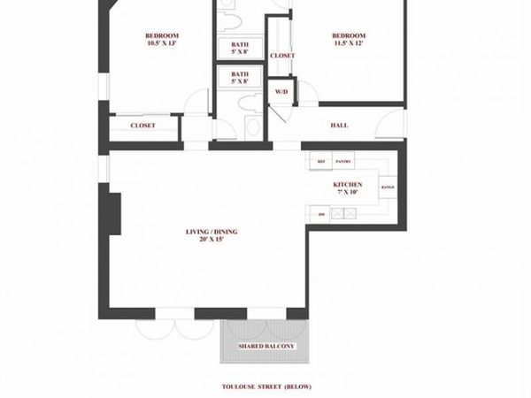 628 TOULOUSE Street, Unit 2, New Orleans, LA 70130