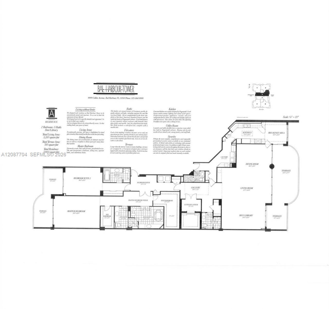 9999 Collins Ave, Unit 5E, Bal Harbour, FL 33154 Photo