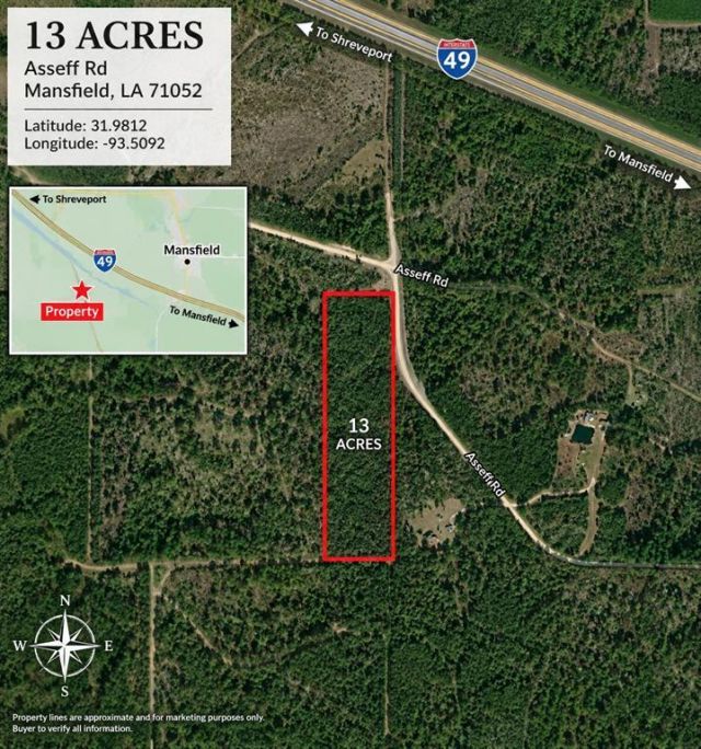 0 Asseff Road, Mansfield, LA 71052 Main Photo
