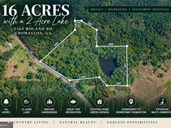 2561 Roland Road, Thomaston, GA 30286