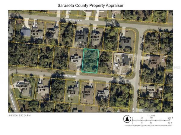 SARGON AVE , NORTH PORT, FL 34286
