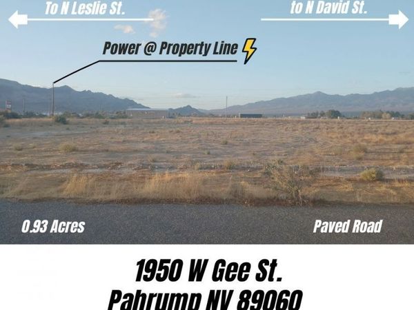 1950 W Gee Street, Pahrump, NV 89060
