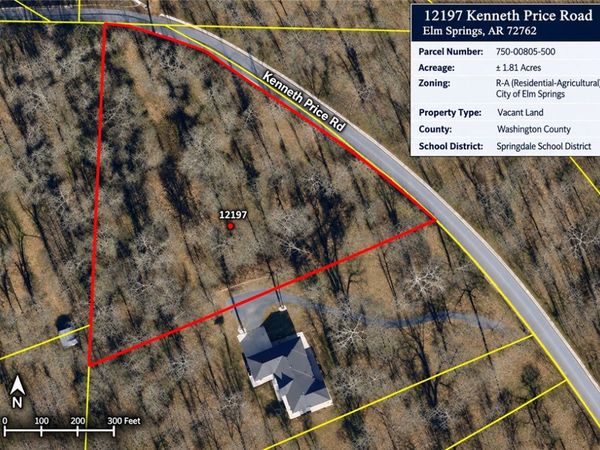 12197 Kenneth Price Road , Elm Springs, AR 72762