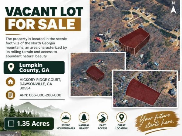 0 Hickory Ridge Court, Dawsonville, GA 30534