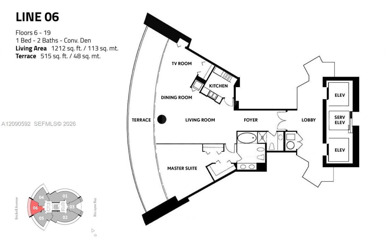 2127 SE Brickell Ave, Unit 1406, Miami, FL 33129 Photo