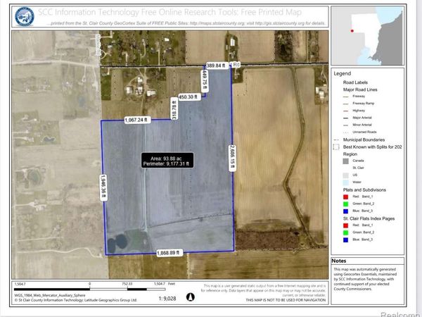 Parcel "E" Almont Road , Berlin Township, Mi 48002