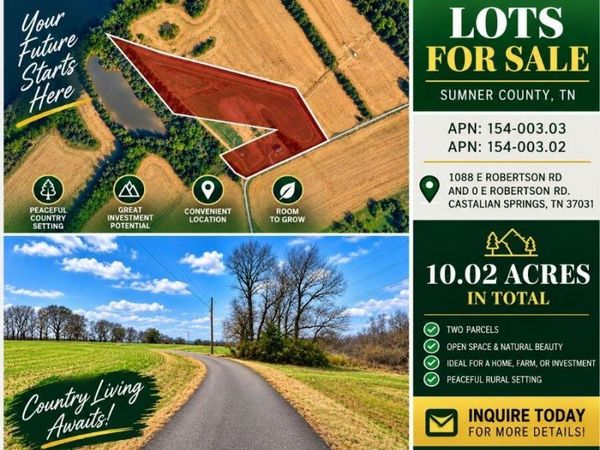 1088 E Robertson Road, Castalian Springs, TN 37031