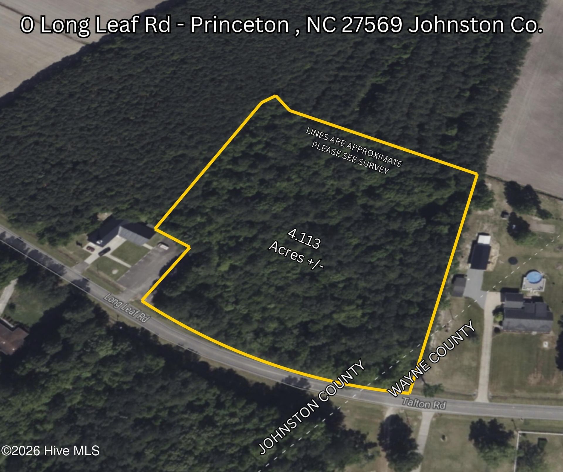 0 Long Leaf Road, Princeton, NC 27569 Main Photo