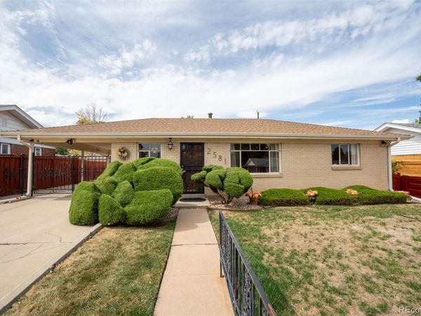 2581 S Perry Street , Denver, CO 80219