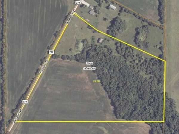 0 Russell Rd. (Tract 5 - 24.80+/- Acres), Troy, MO 63379