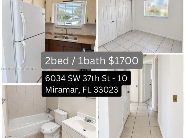 6034 SW 37th St , Unit 10, Miramar, FL 33023