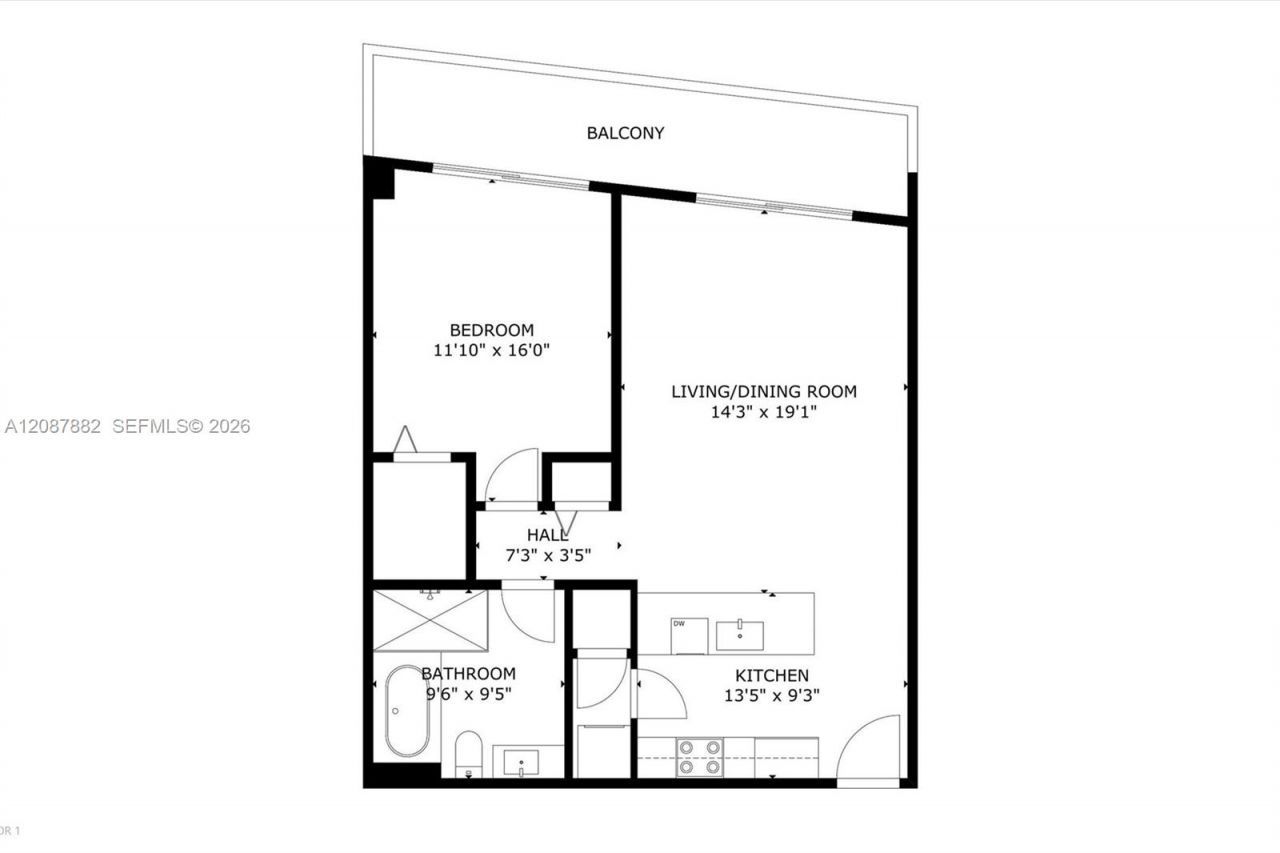1100 S Miami Ave , Unit 1609, Miami, FL 33130 Photo