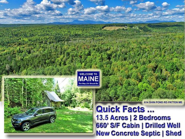 614 Shin Pond Road , Patten, ME 04765