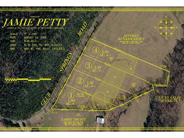 0 Club Springs Rd , Unit 1-4, Buffalo Valley, TN 38548