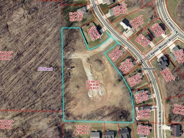 980 S DEER RUN, Bloomington, IN 47404