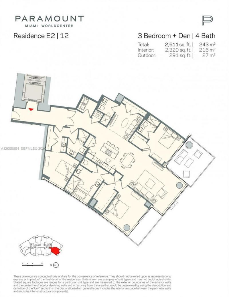 851 NE 1st Ave , Unit 1712, Miami, FL 33132 Photo
