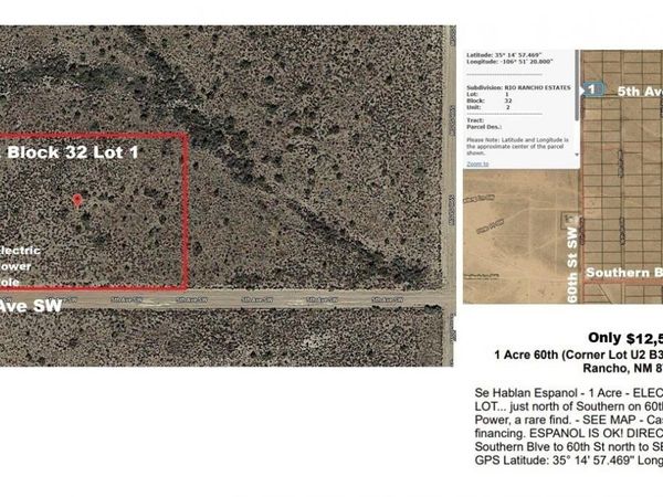 NE Corner 5th Ave & 60th St SW, Rio Rancho, NM 87144