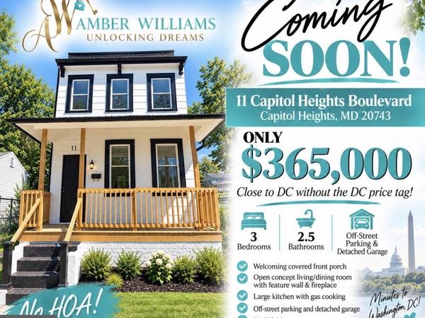 11 CAPITOL HEIGHTS BOULEVARD , CAPITOL HEIGHTS, MD 20743