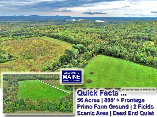Lot 9 Baker Ridge Road , Danforth, ME 04424