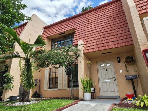 40 Pleasant Hill Ln , Unit 40, Tamarac, FL 33319