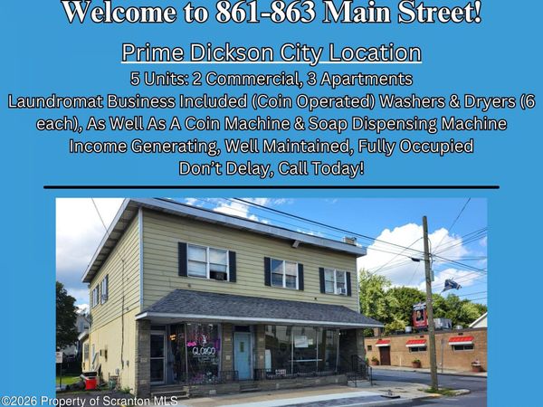 861 863 Main Street , Dickson City, PA 18519