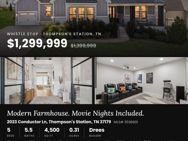 2023 Conductor Ln, Thompsons Station, TN 37179