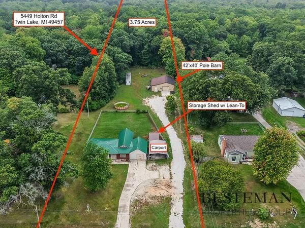 5449 Holton Road, Twin Lake, MI 49457