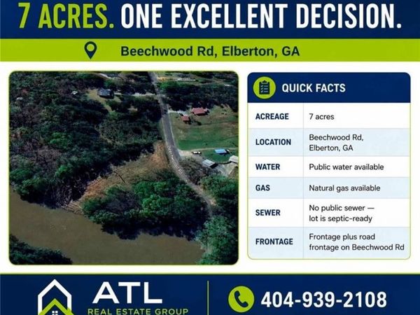0 Beechwood Road , Elberton, GA 30635