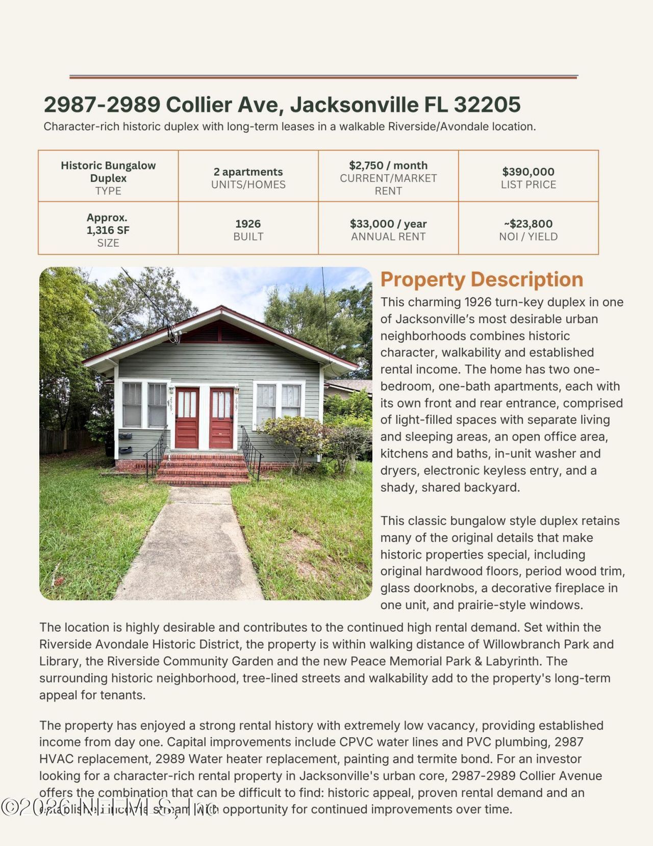 2564 W 23rd Street, Jacksonville, FL 32209 Photo