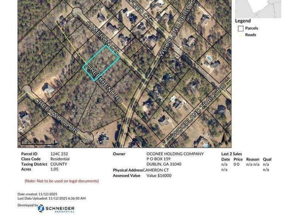 0 Cameron Court Lot 33, Dublin, GA 31021