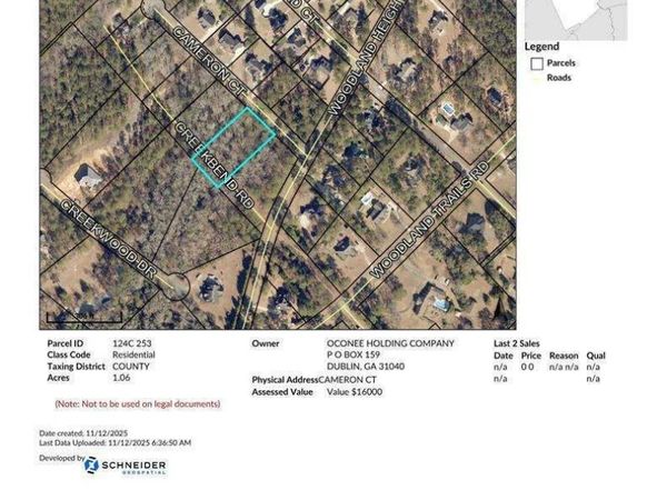 0 Cameron Court Lot 34, Dublin, GA 31021