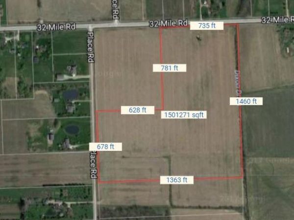 32 32 Mile Vacant Road , Lenox Township, Mi 48050