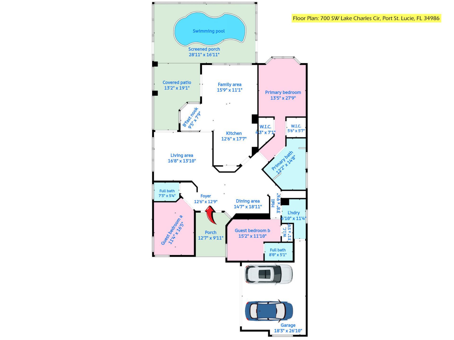 700 SW Lake Charles Circle, Port Saint Lucie, FL 34986 Photo