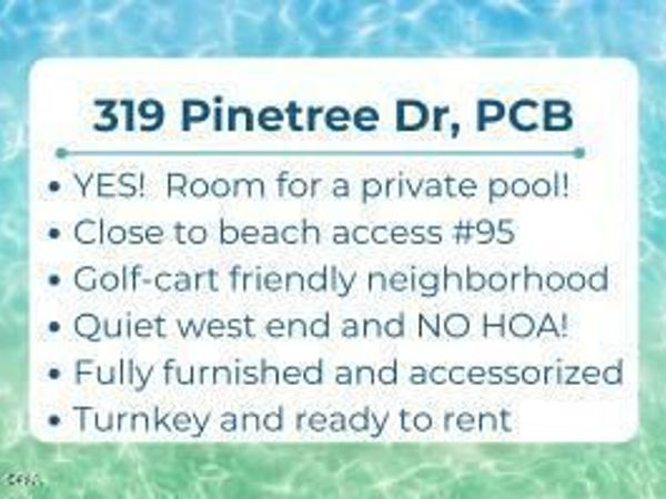 319 Pinetree Drive, Panama City, FL 32408