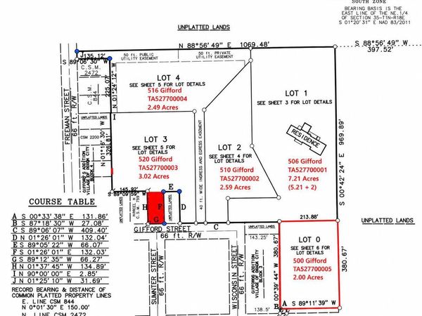 Lot 3 GIFFORD ST STREET, Genoa City, WI 53128