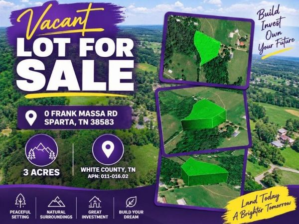 0 Frank Massa Road , Sparta, TN 38583
