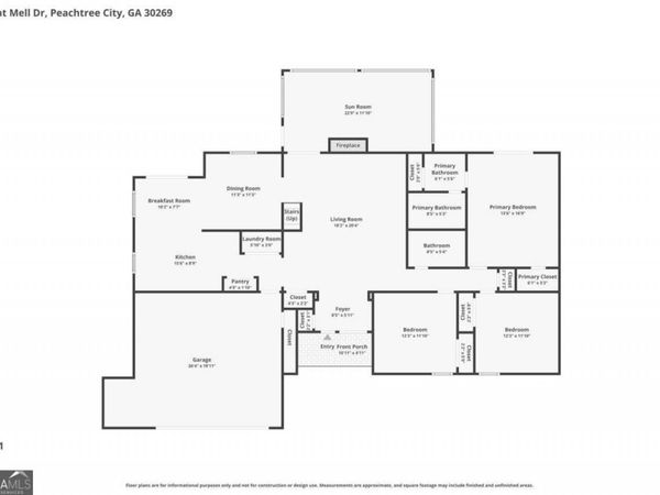 106 Pat Mell Drive, Peachtree City, GA 30269