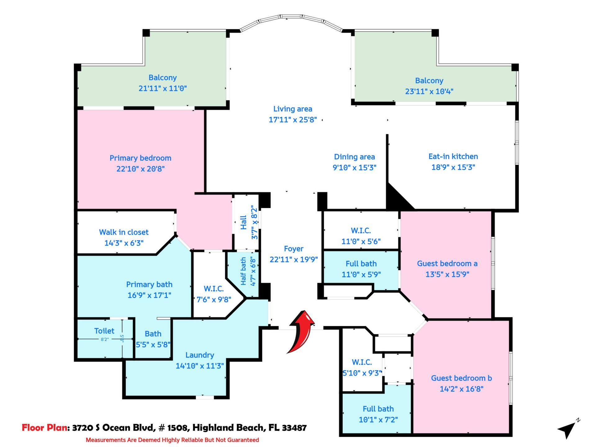 3720 S Ocean Boulevard, Unit 1508, Highland Beach, FL 33487 Photo