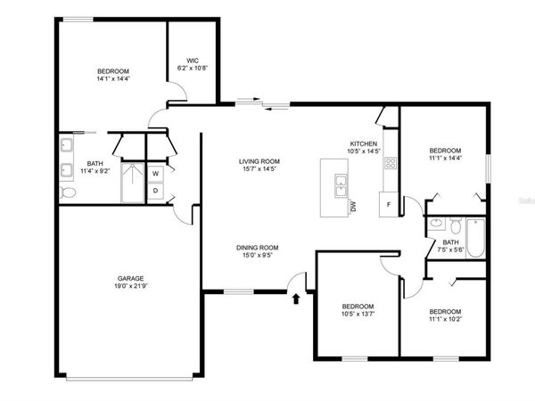 1365 2ND STREET , ORANGE CITY, FL 32763
