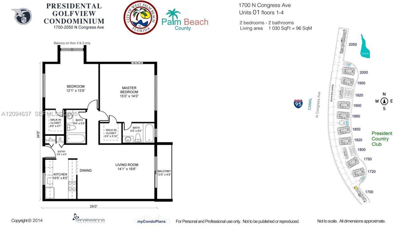 1880 N Congress Ave , Unit 301, West Palm Beach, FL 33401 Photo