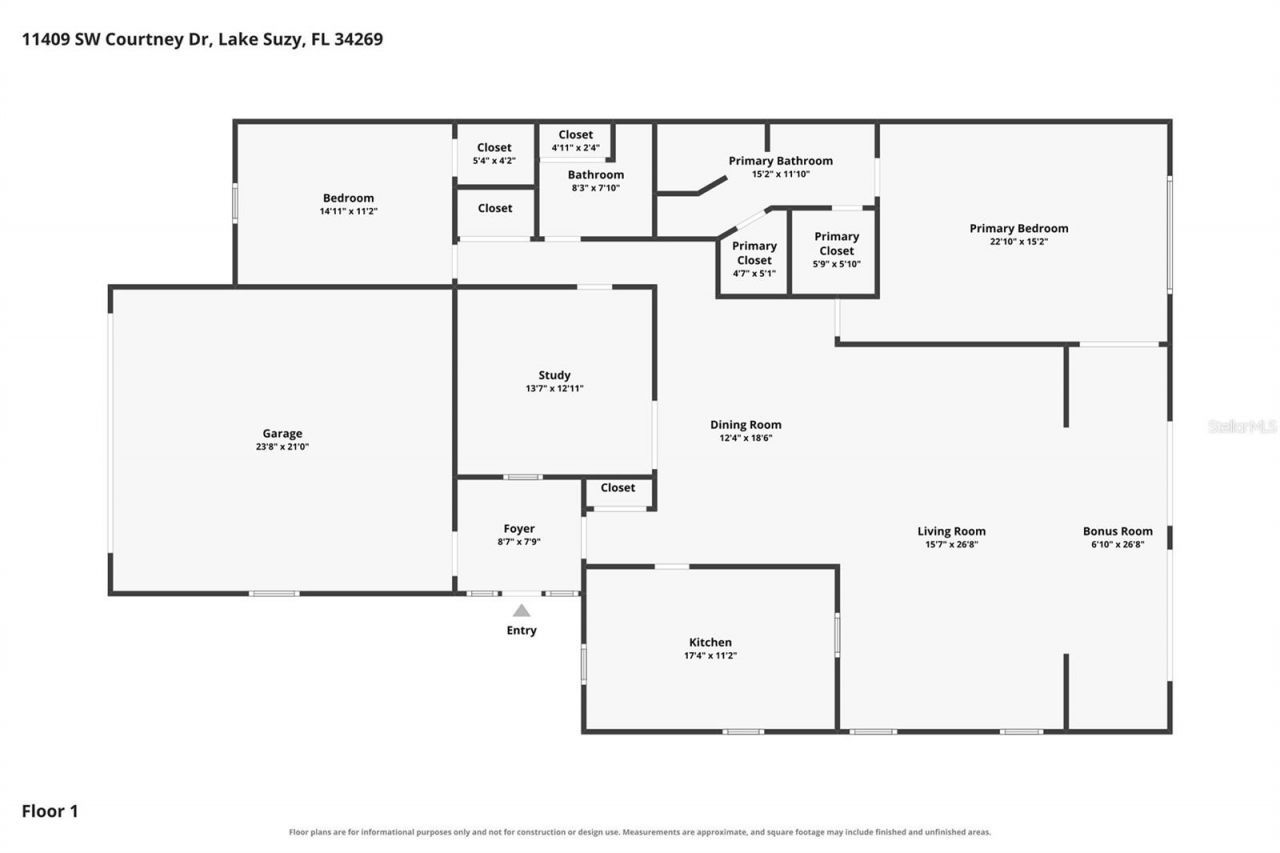 11409 SW Courtney Drive , Lake Suzy, FL 34269 Photo