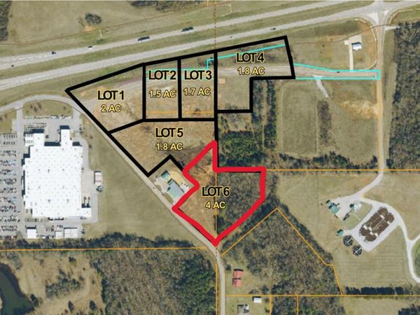 Lot 6 McCord Rd, Pontotoc, MS 38863