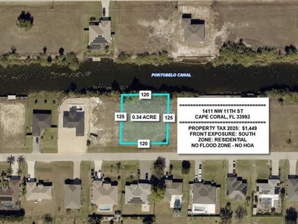 1411 NW 11th ST , CAPE CORAL, FL 33993