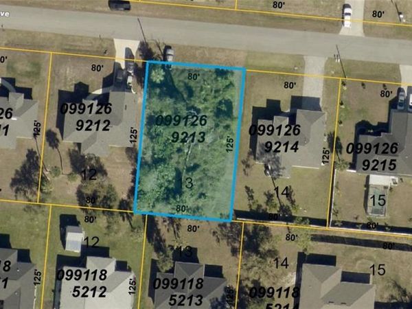 LOT 13, CRABAPPLE AVENUE , NORTH PORT, FL 34287